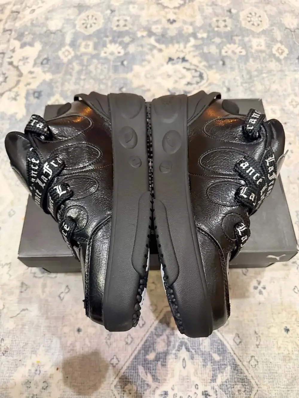 Puma La Francé Black Chrome Sneakers Size 10 - Rare - GREAT DEAL